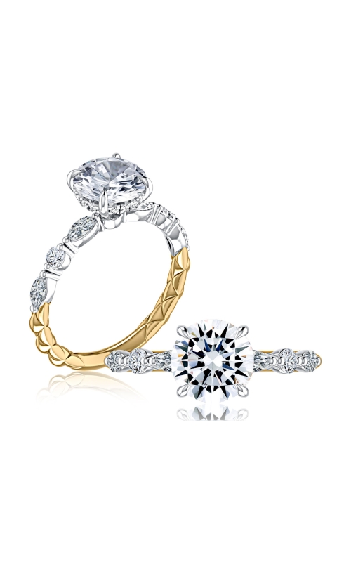 A JAFFE DIAMOND SEMI MOUNT