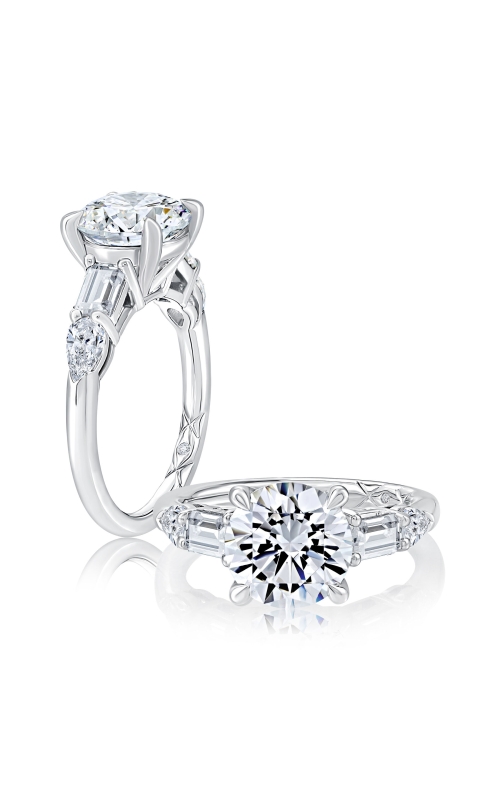 A JAFFE DIAMOND SEMI MOUNT
