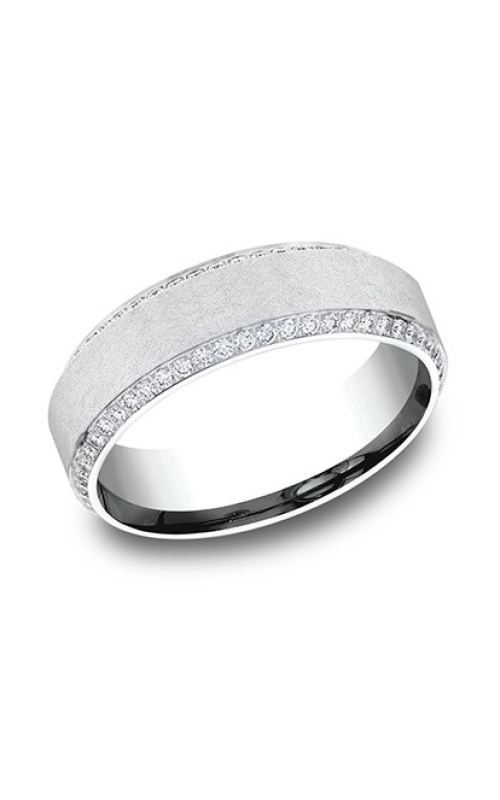 GENTS DIAMOND FLAT BAND