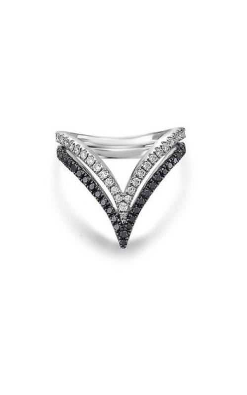 CHARLES KRYPELL DIAMOND 2 ROW RING