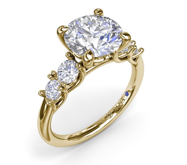 FANA DIAMOND 5-STONE SEMI MOUNT FANA DIAMOND 5-STONE SEMI MOUNT