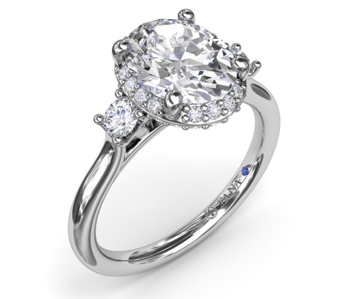 FANA DIAMOND 3-STONE SEMI MOUNT FANA DIAMOND 3-STONE SEMI MOUNT