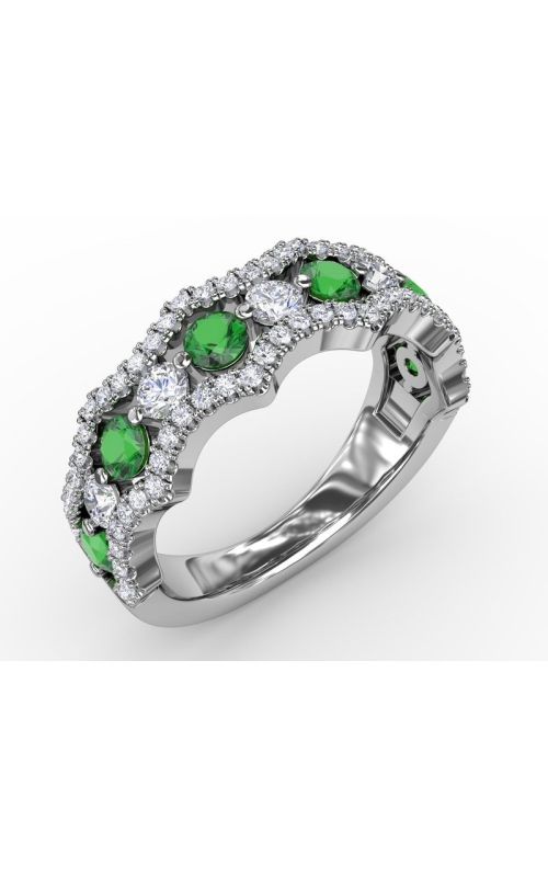 FANA EMERALD AND DIAMOND BAND