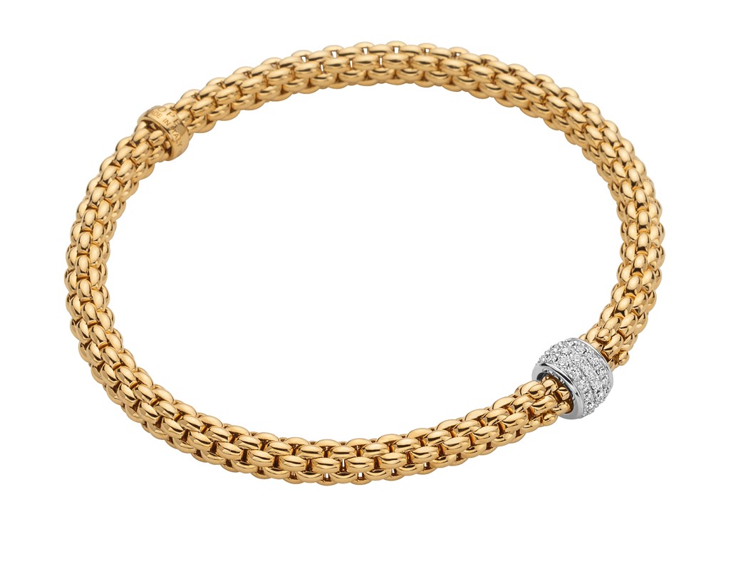 FOPE FLEX'IT BRACELET WITH DIAMOND RONDEL FOPE FLEX'IT BRACELET WITH DIAMOND RONDEL
