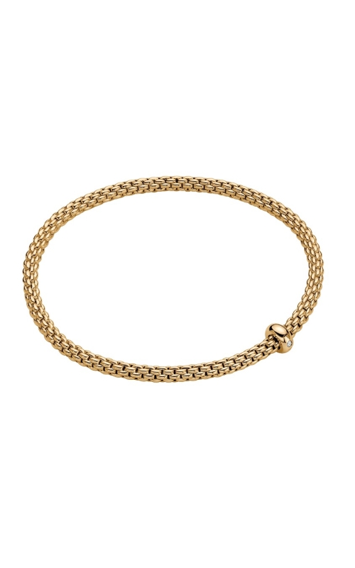 FOPE FLEX'IT BRACELET WITH SOLITAIRE DIAMOND RONDEL 01M08BX_BB_G_XGX_00M