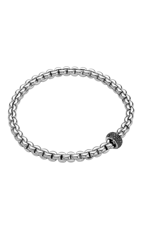 FOPE FLEX'IT BRACELET WITH SINGLE BLACK DIAMOND RONDEL 72110BX_PN_B_X1X_00L