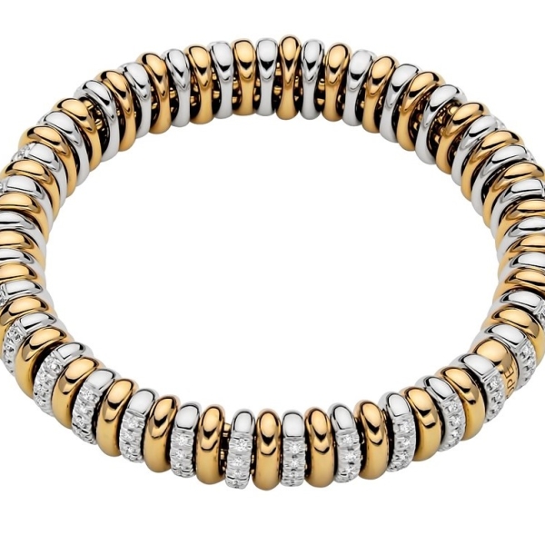 FOPE FLEX'IT BRACELET WITH ETERNITY RONDELS
