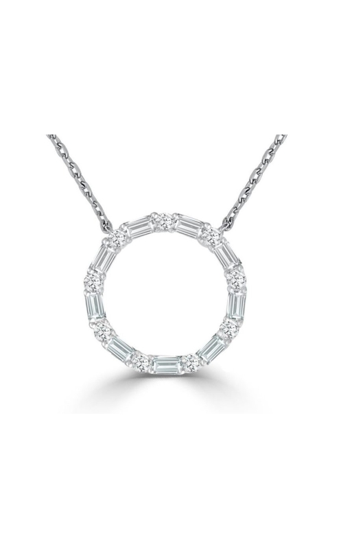 FREDERIC SAGE DIAMOND CIRCLE STATION NECKLACE
