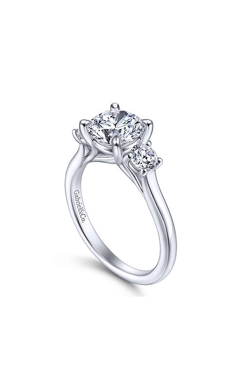 DIAMOND 3-STONE SEMI MOUNT