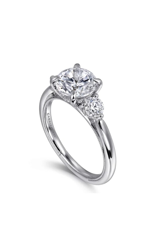 DIAMOND 3-STONE SEMI MOUNT