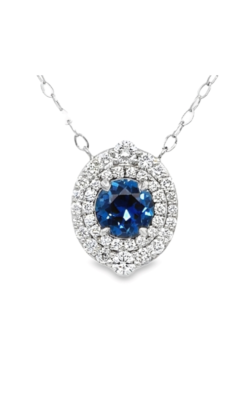 GOLDSMITH GALLERY YOGO SAPPHIRE AND DIAMOND NECKLACE