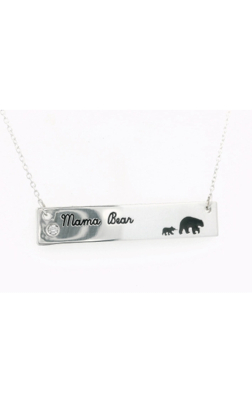 DIAMOND BAR NECKLACE