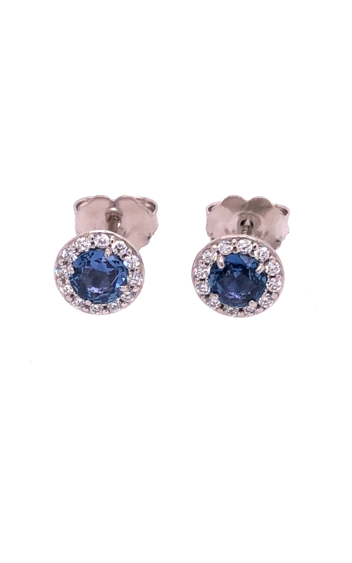 YOGO SAPPHIRE AND DIAMOND EARRINGS