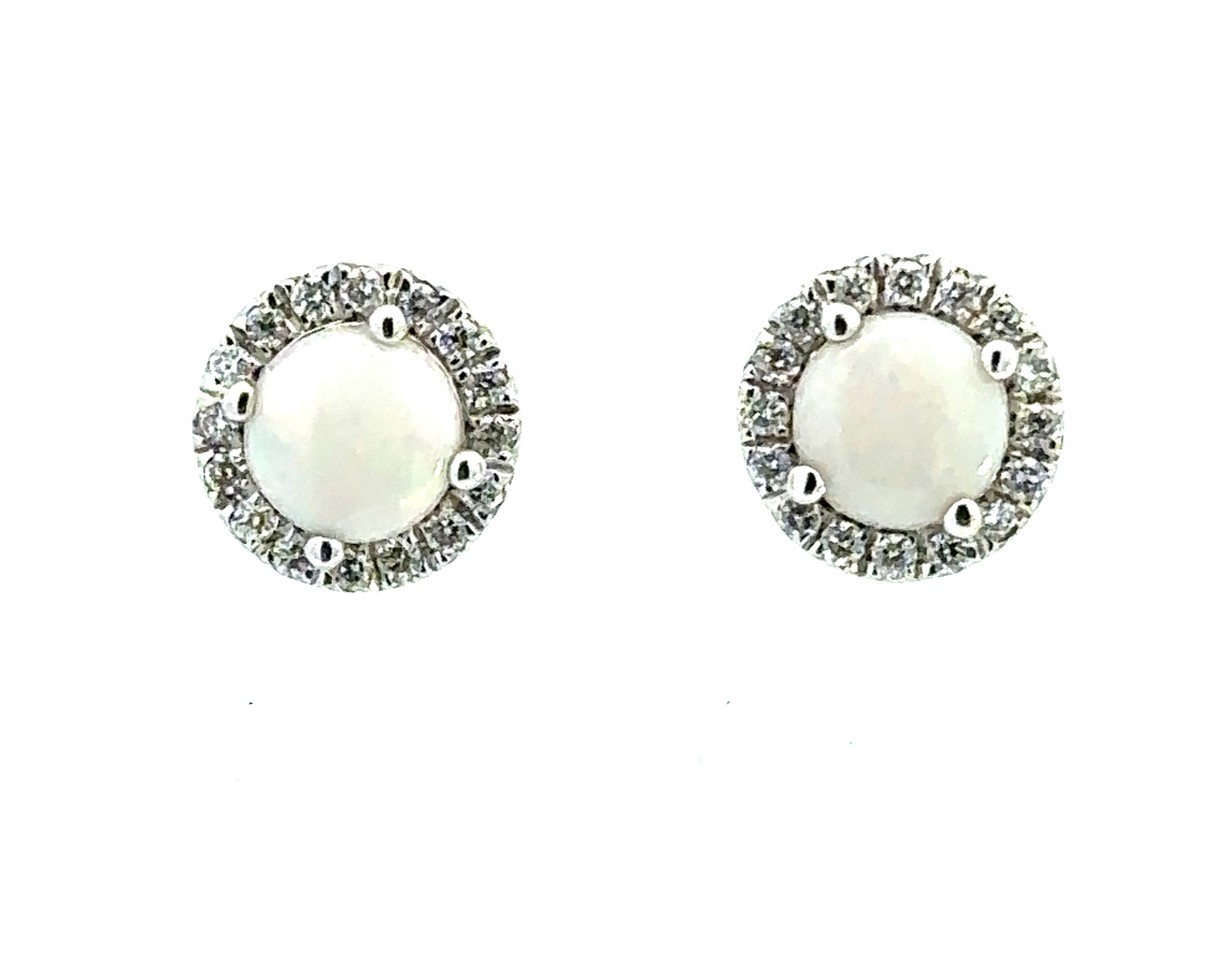 HAYLIE ANN BIRTHSTONE HALO STUD EARRINGS HAYLIE ANN BIRTHSTONE HALO STUD EARRINGS