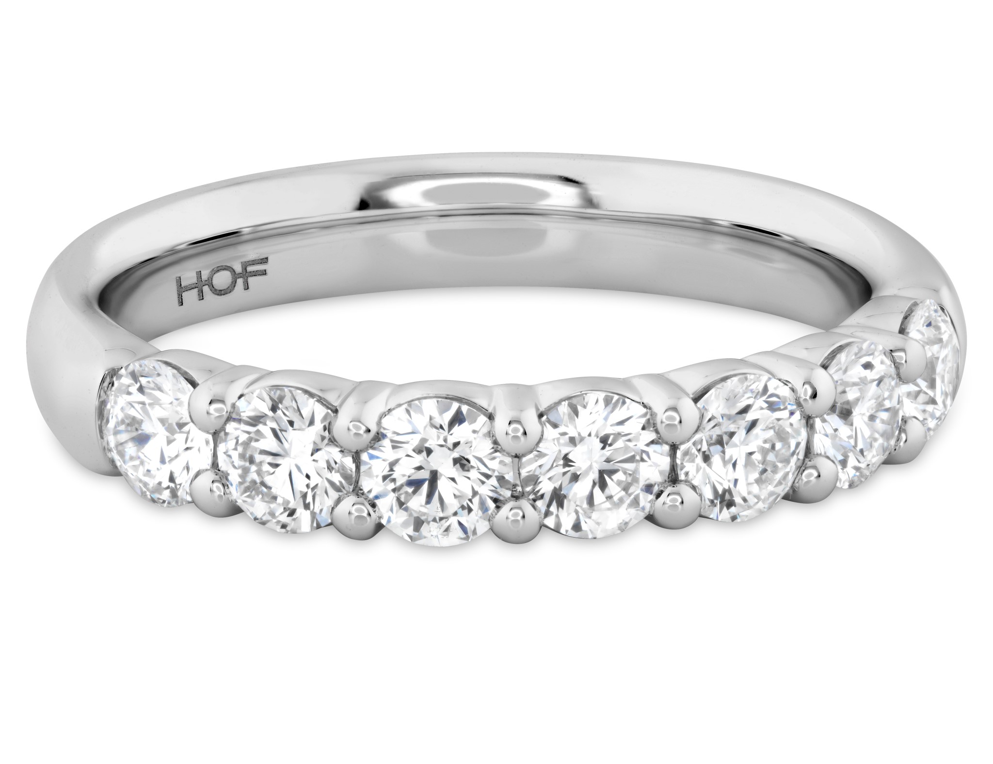 1CTW HEARTS ON FIRE DIAMOND 7 STONE BAND 1CTW HEARTS ON FIRE DIAMOND 7 STONE BAND