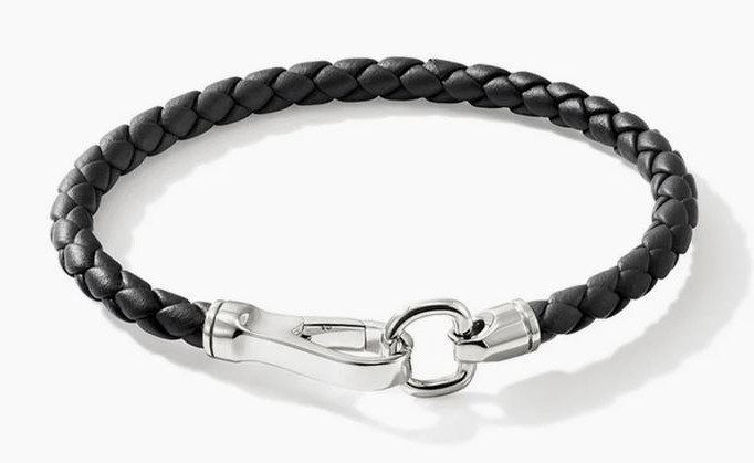 JOHN HARDY WOVEN LEATHER BRACELET JOHN HARDY WOVEN LEATHER BRACELET