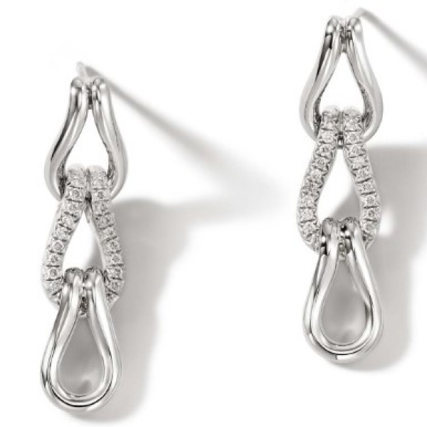 JOHN HARDY DIAMOND EARRINGS