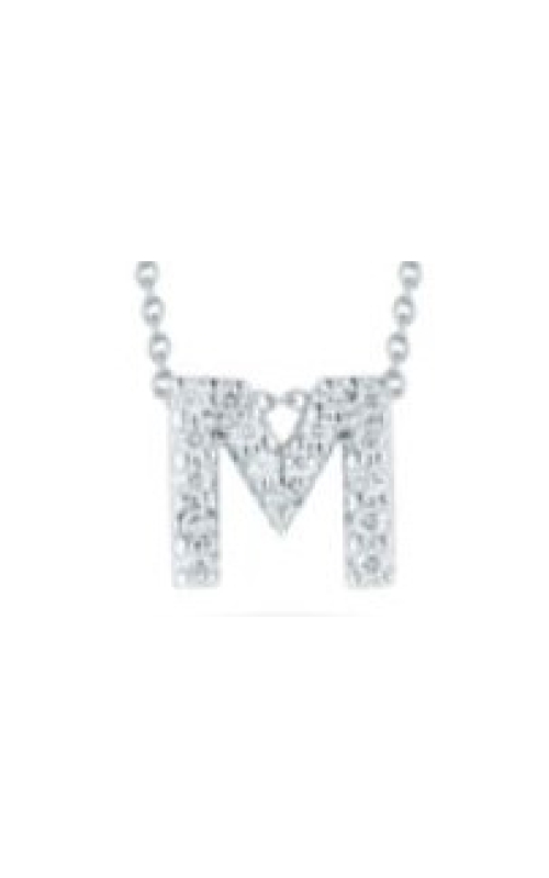 ROBERTO COIN DIAMOND LOVE LETTER SLIDE PENDANT