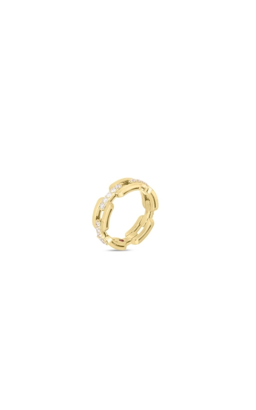 ROBERTO COIN DIAMOND HARD CHAIN LINK RING