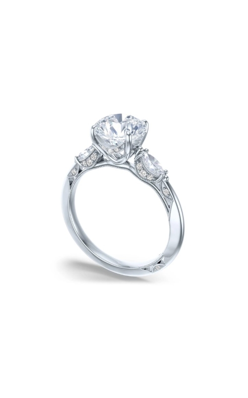 TACORI DIAMOND 3-STONE SEMI-MOUNT